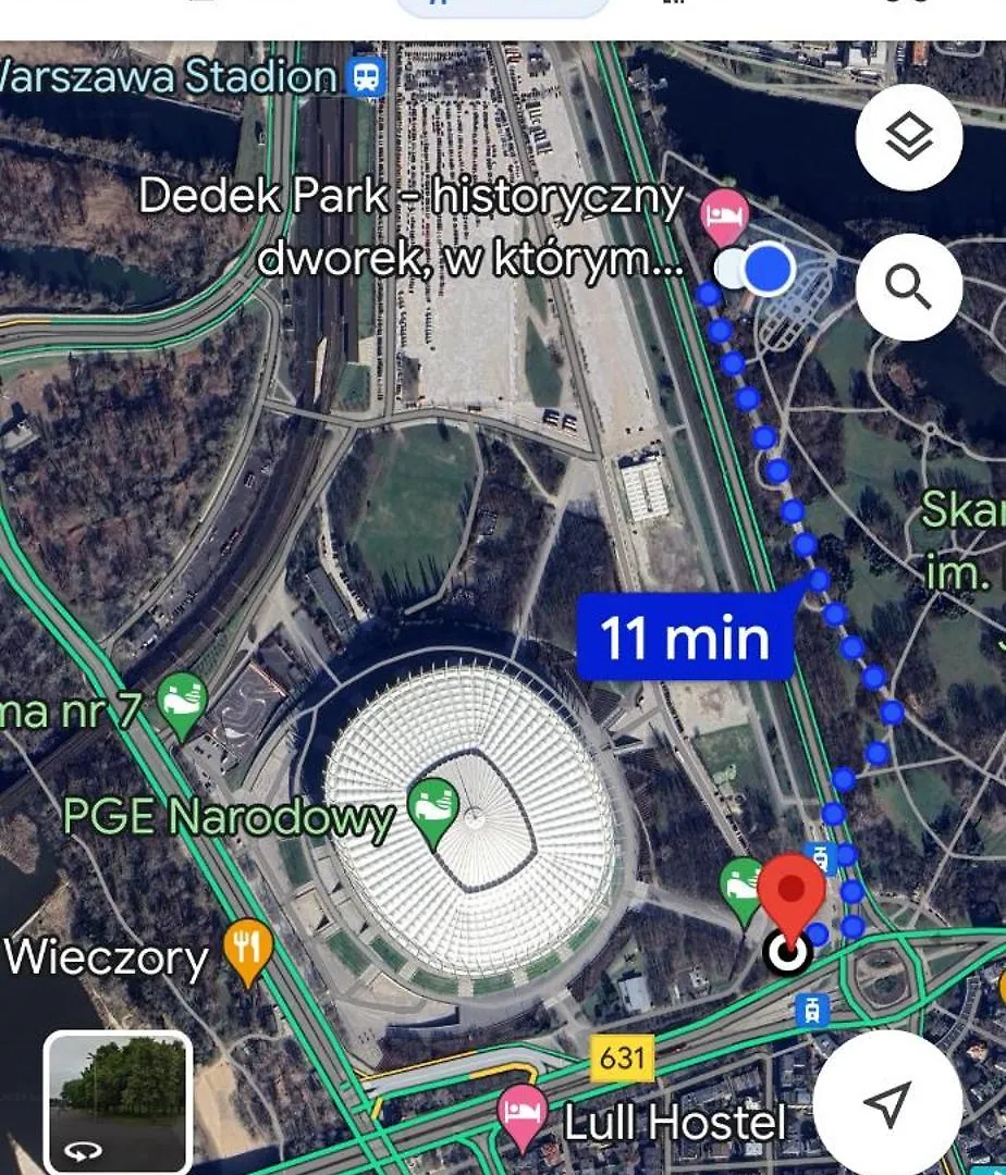 Dedek Park - Historyczny Dworek W Pieknym Parku Skaryszewskim Obok Stadionu Narodowego Варшава